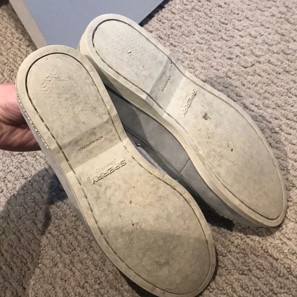 [SPERRY] EUC SUEDE light grey/gray - Picture 4 of 4